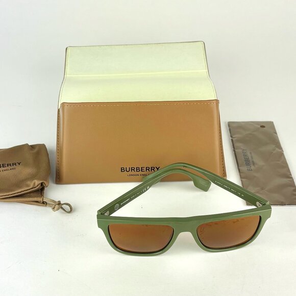 Burberry Olive Green Sunglasses with Case, Cloth & Dust Bag – Like New! - Picture 1 of 13